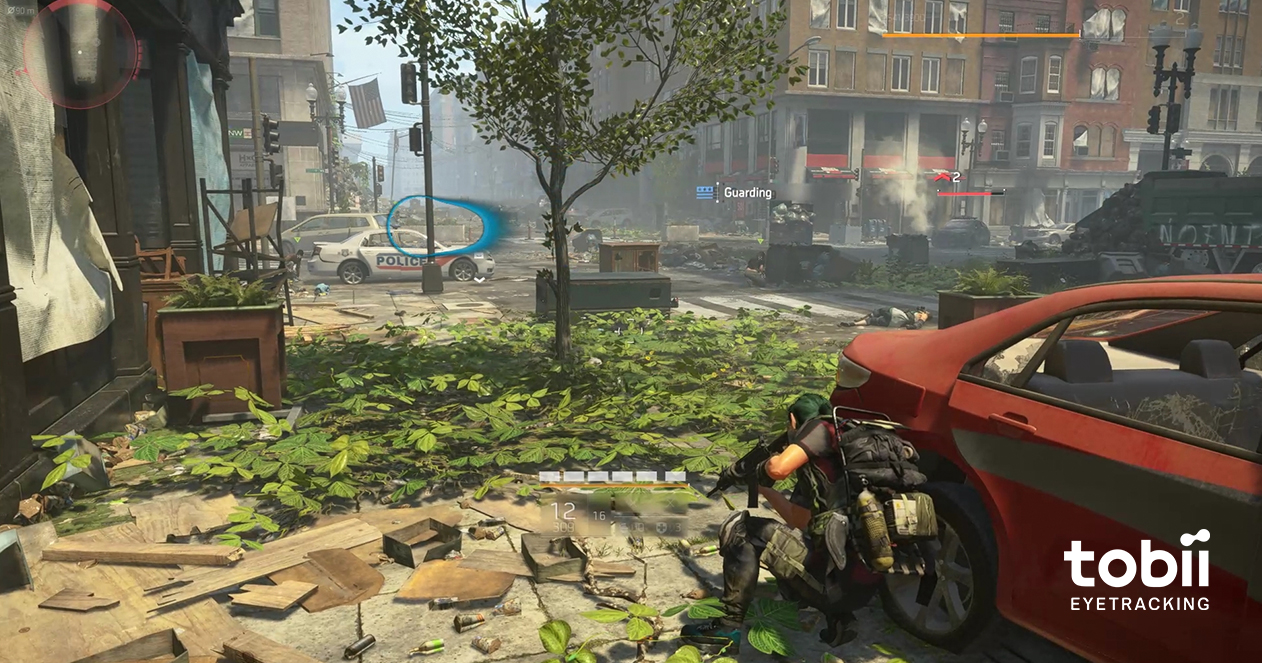 The Division 2 with eye tracking and Tobii Ghost