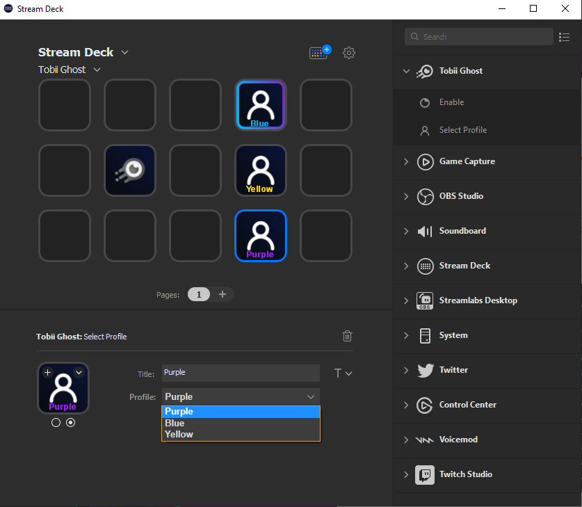 Tobii Ghost plugin for Elgato Stream Deck ❤️ – Tobii Help Center